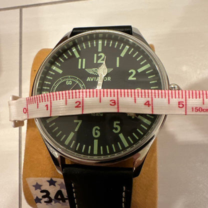 AVIATOR Automatic Winding Watch Skeleton 1980s