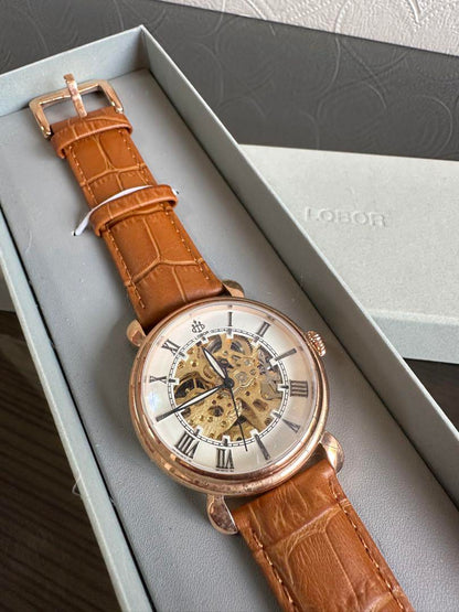 LOBOR Automatic Winding Watch Skeleton