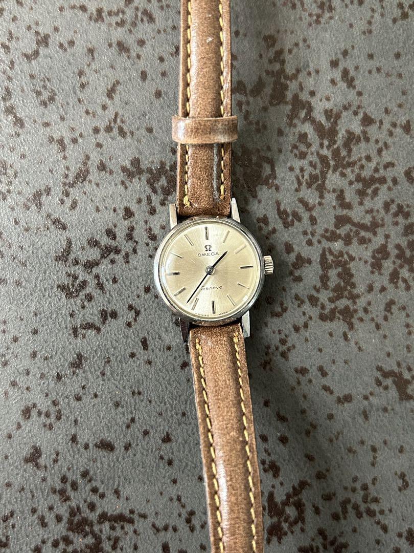 Rarity Elephant Leather Omega, Geneva Ladies Winding Watch