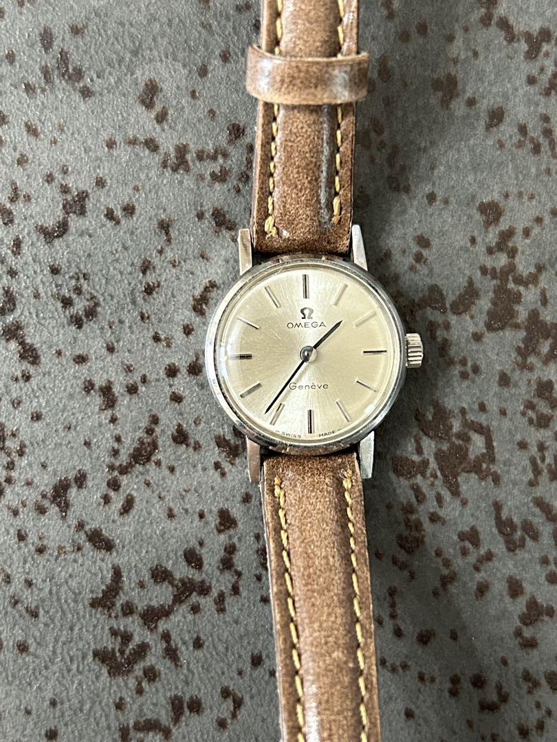 Rarity Elephant Leather Omega, Geneva Ladies Winding Watch