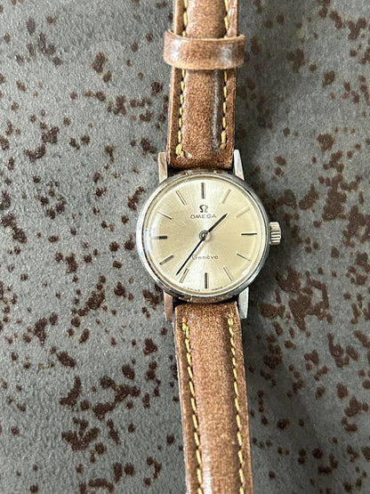 Rarity Elephant Leather Omega, Geneva Ladies Winding Watch