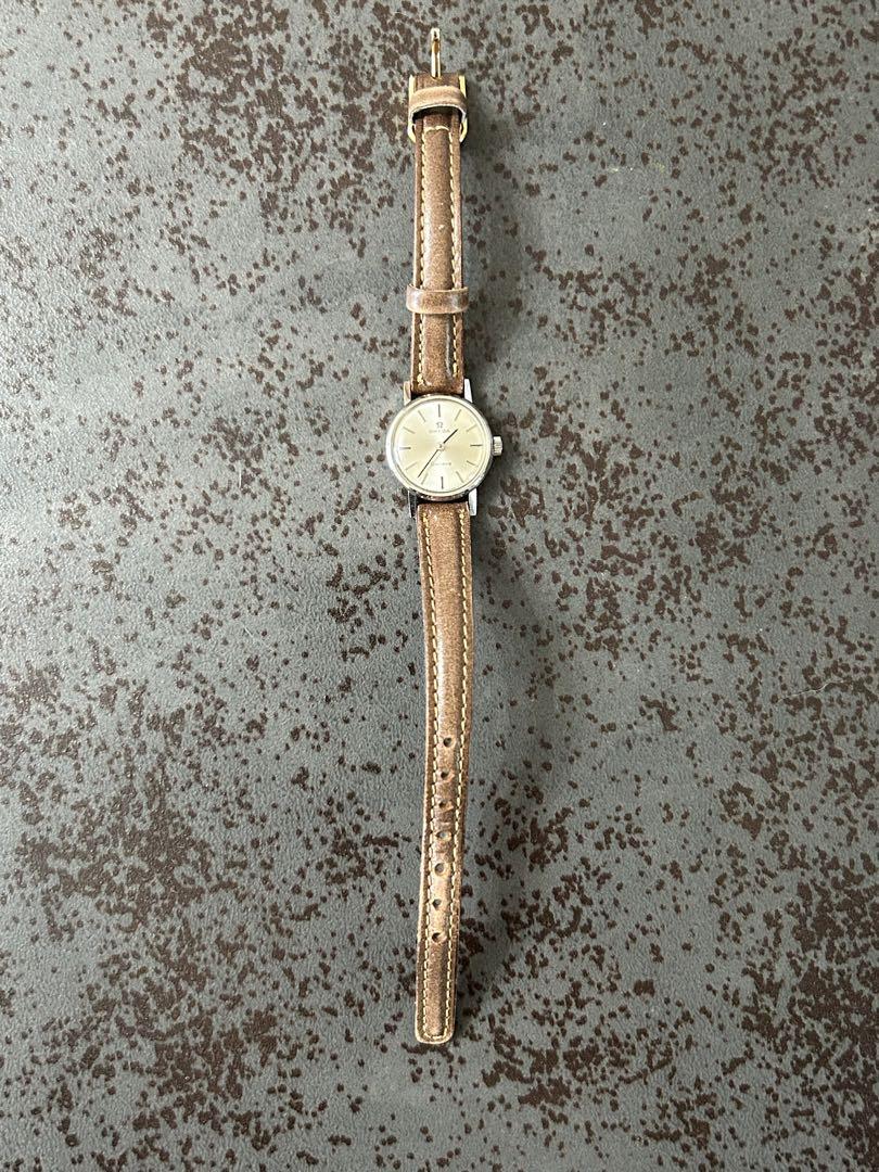 Rarity Elephant Leather Omega, Geneva Ladies Winding Watch