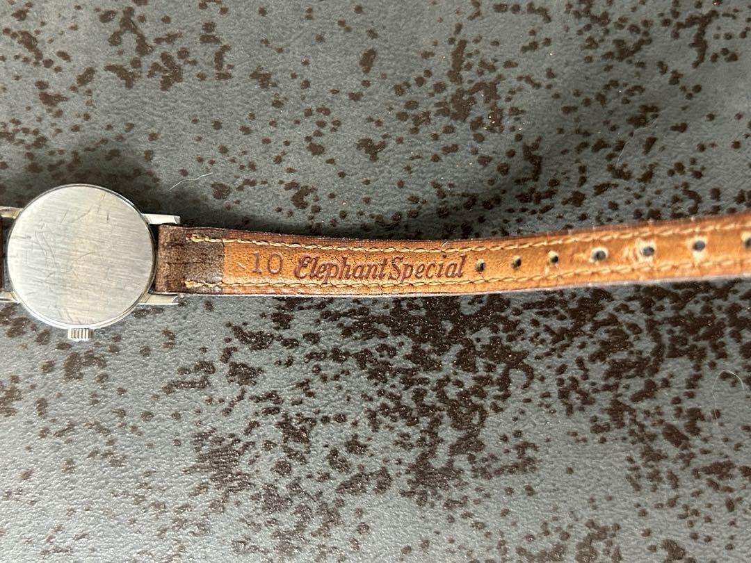 Rarity Elephant Leather Omega, Geneva Ladies Winding Watch