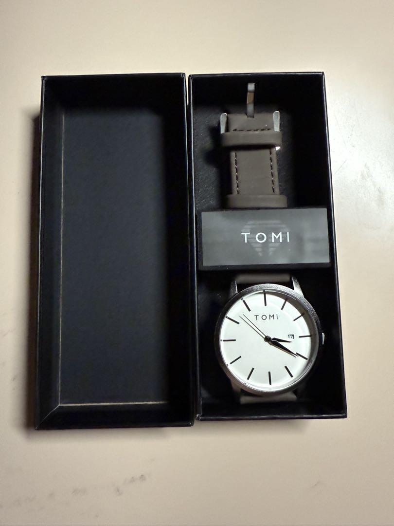 TOMI Analog Watch White