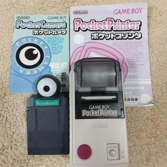 Game Boy Pocket Camera & Printer Set and User Manual