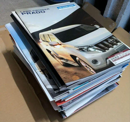 Toyota Car Catalogue Bulk Land Cruiser 86 Minivan SUV Coaster etc. 35 Titles