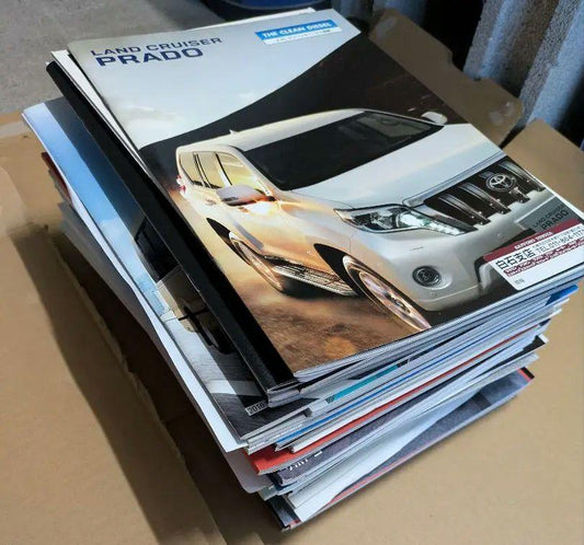 Toyota Car Catalogue Bulk Land Cruiser 86 Minivan SUV Coaster etc. 35 Titles