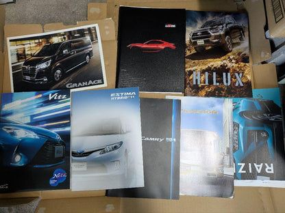 Toyota Car Catalogue Bulk Land Cruiser 86 Minivan SUV Coaster etc. 35 Titles