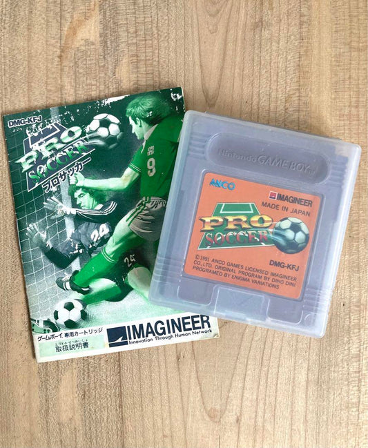 Nostalgic Game Boy Series PRO SOCCER Game Case Manual Included