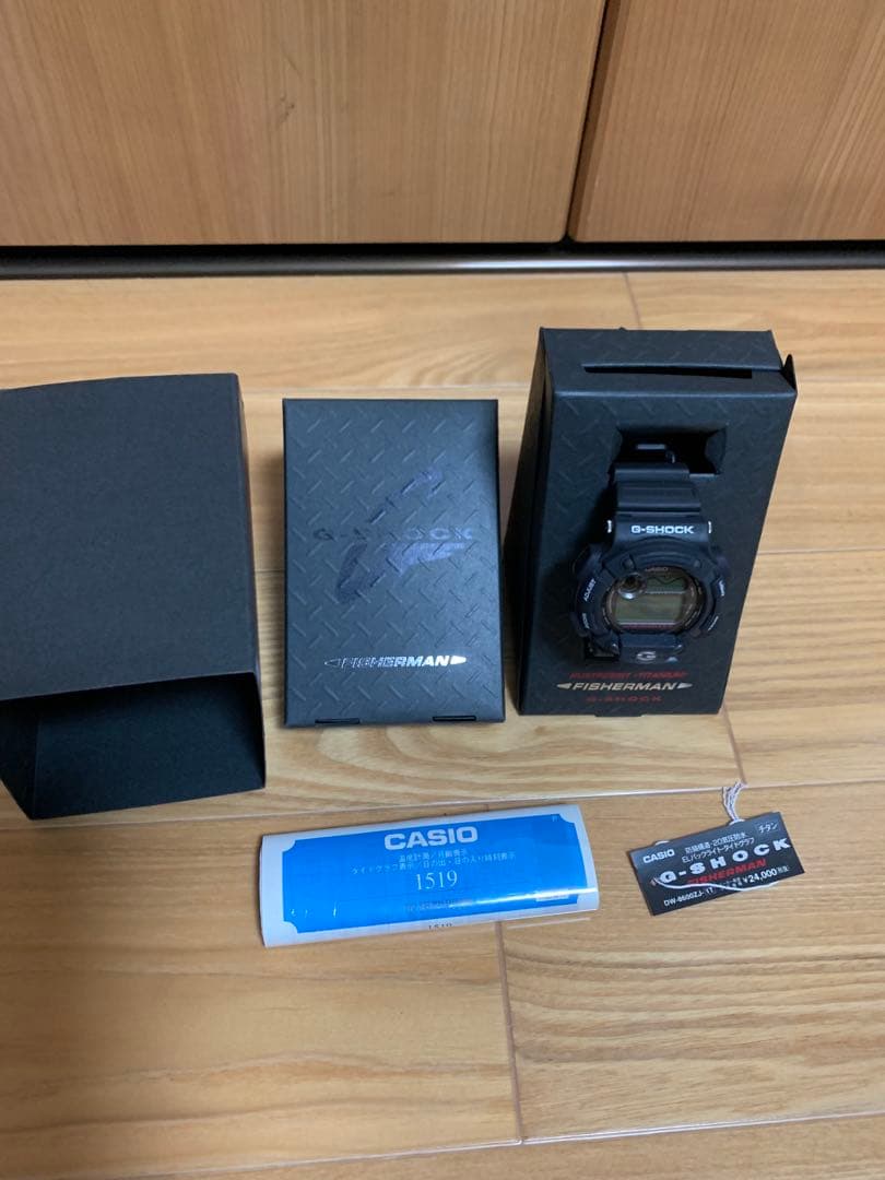 Unused G-SHOCK/DW-8600ZJ-1T  Main Black Fisherman