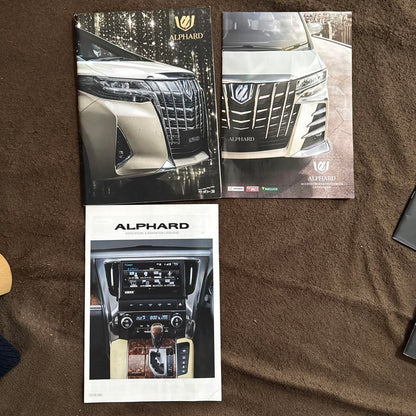 Toyota Alphard Catalog Manual