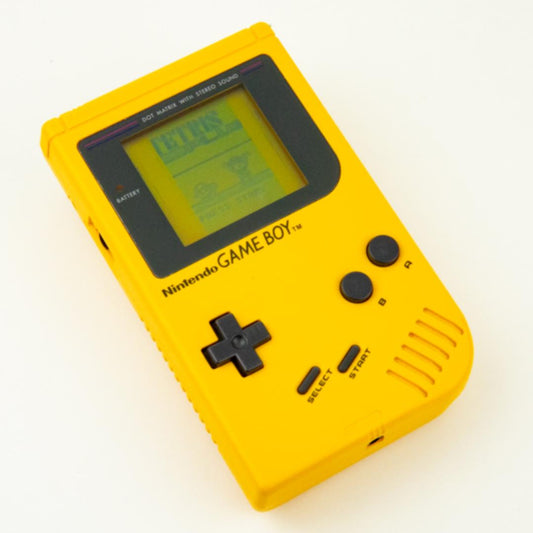 First-Generation Game Boy Console Yellow with Extras
