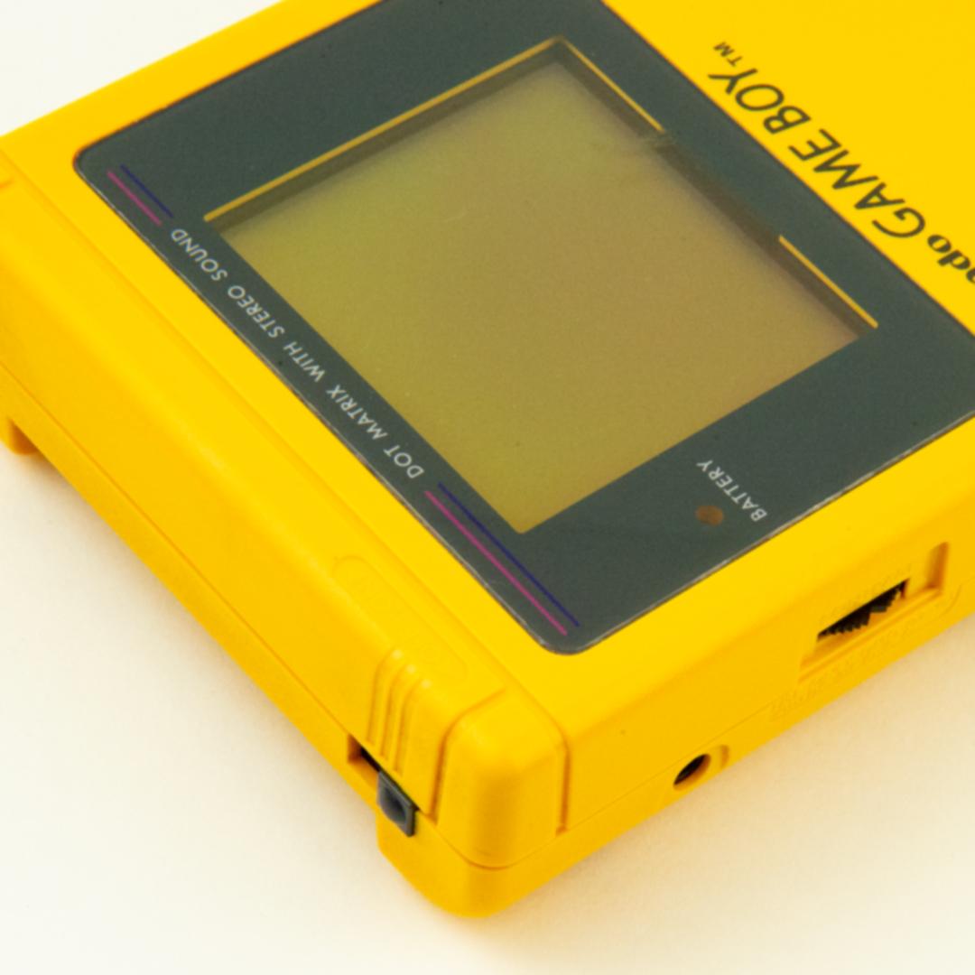 First-Generation Game Boy Console Yellow with Extras