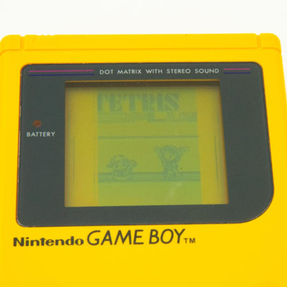 First-Generation Game Boy Console Yellow with Extras