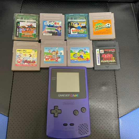 Game Boy Color Console and Game Software Set Sale