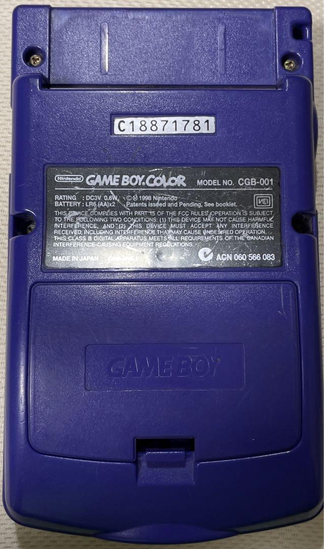 Game Boy Color Console and Game Software Set Sale