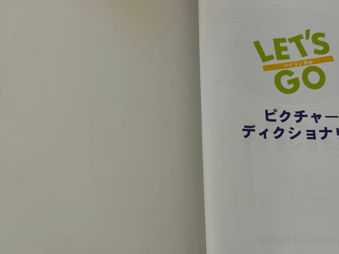 LET'S GO Picture Dictionary