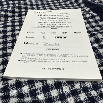 188 Manual NMZN-Z72DS/NMZN-Y72DS/NMZN-W72D