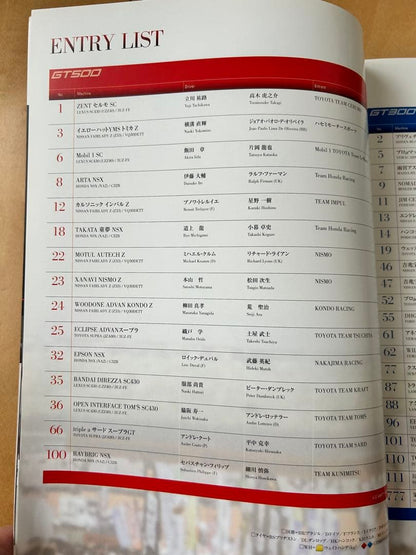 SUPER GT in KYUSHU 300KM Program