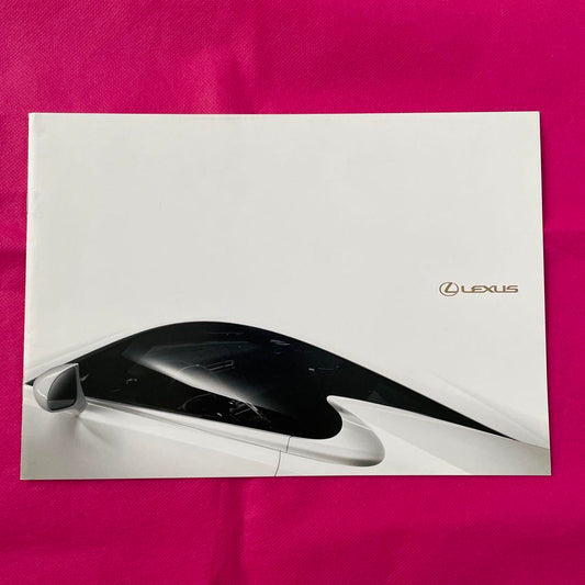 16-Year-Old/Excellent Condition Lexus Tokyo Motor Show 2009 Booth Catalog