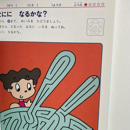 No Entry 5-6-7 Years Old Mei-ro Machigai Sagashi 92 Questions Intelligence Development