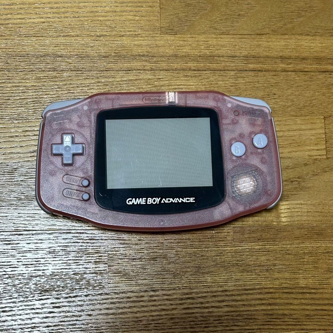 Nintendo Game Boy Advance Clear Pink Console + Box