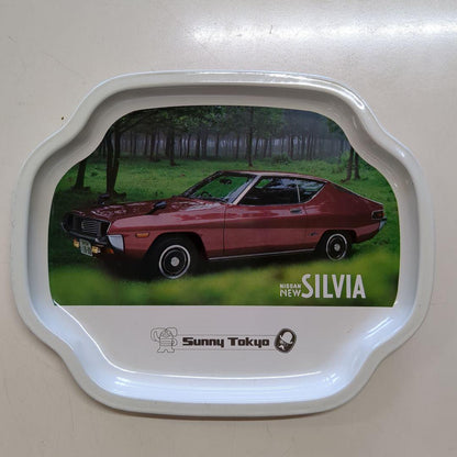 Nissan Silvia S10 Small Plate Metal Plate Vintage Item Showa Retro