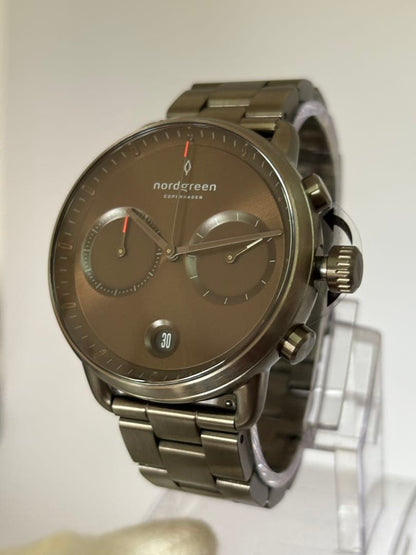 [Excellent Condition] Nordgreen Pioneer Gunmetal x Sunra Brown R7/10 Battery Replaced