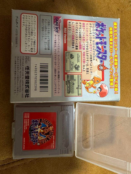 Pokémon Red with Box Game Boy
