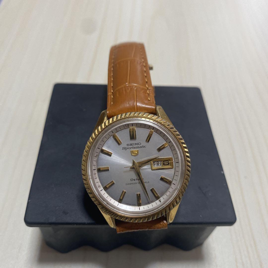 Seiko Deluxe Automatic Winding Watch Gold Case