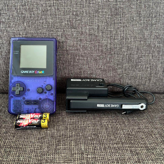 Game Boy Color Midnight Blue Console Nintendo Charger