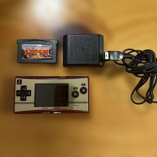 20th Anniversary Red Game Boy micro with Donkey Kong 2