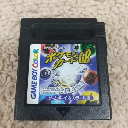 Pokémon Card GB Game Boy Software and Instruction Manual