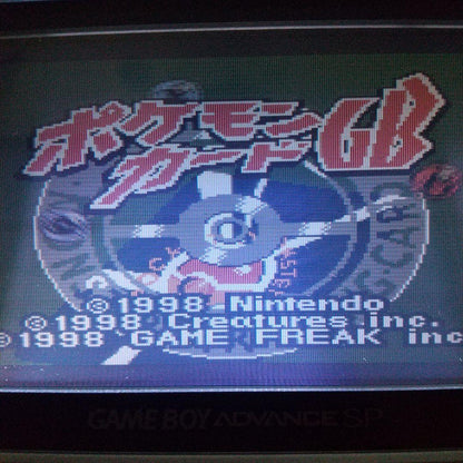 Pokémon Card GB Game Boy Software and Instruction Manual