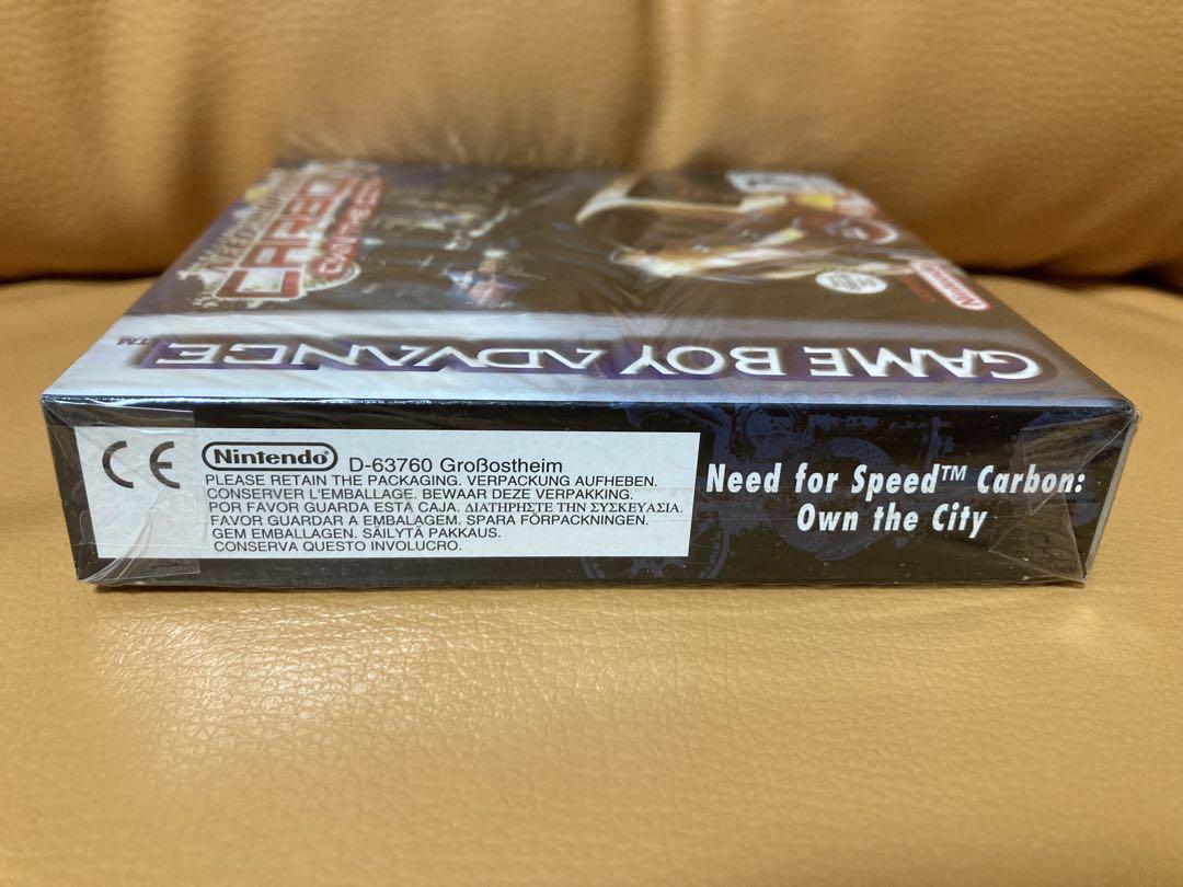 New Unopened Overseas Version Japan Unreleased   Need for Speed Carbon GBA