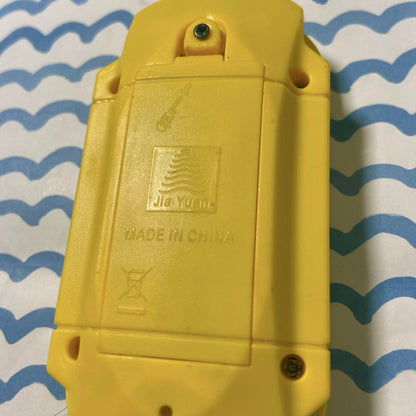 Yellow Portable Game Machine with Battery, Water Game 2 Pieces