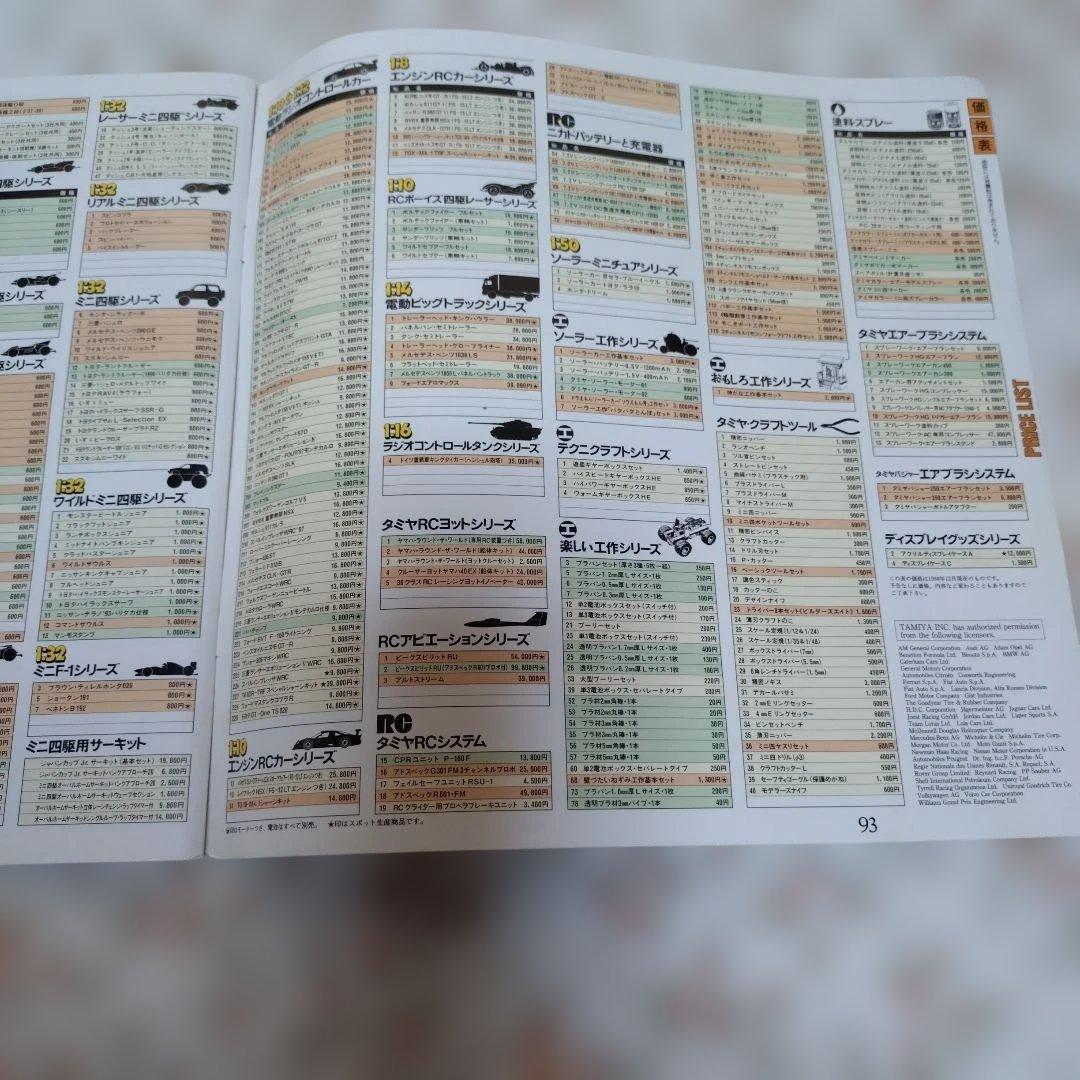 Tamiya Comprehensive Catalog 1999