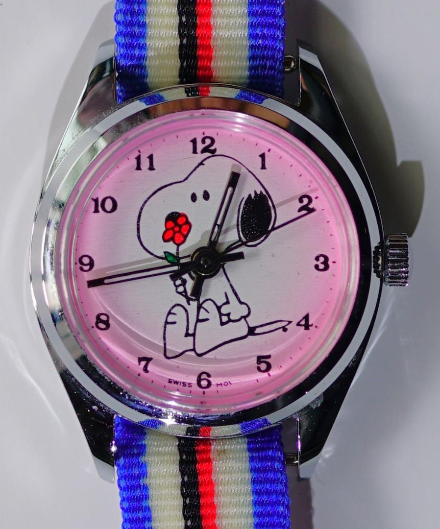 No.3 Snoopy Winding Watch Nylon Band