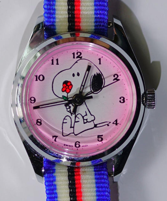 No.3 Snoopy Winding Watch Nylon Band