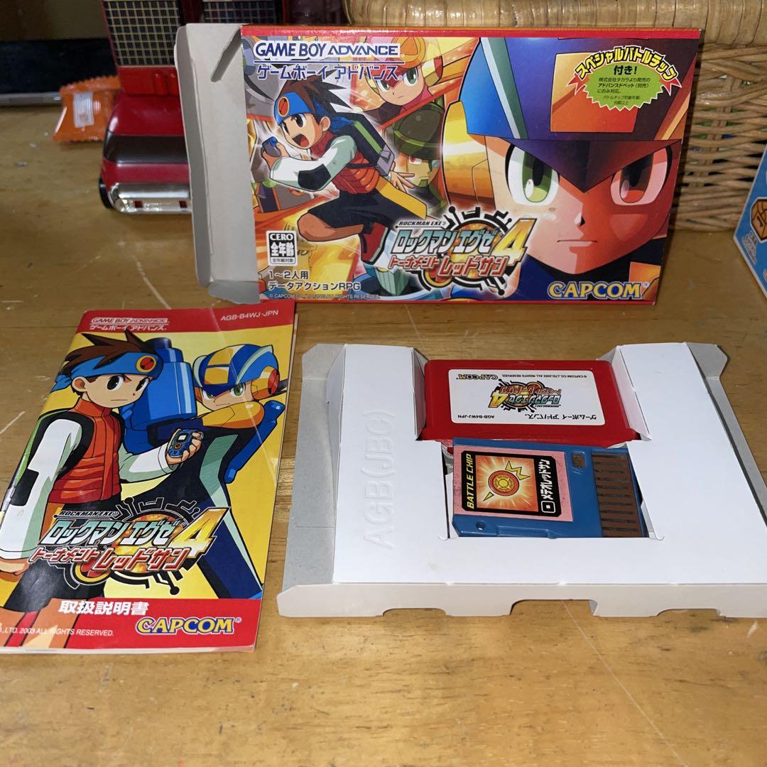 Rockman EXE4 Tournament Red Sun Game Boy Advance Software
