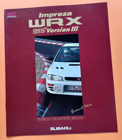【Excellent Condition 1996】Subaru Impreza First Generation WRX STI Version III Catalog