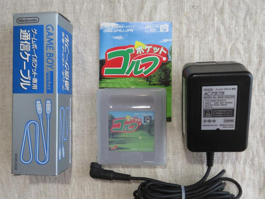 Game Boy Dedicated Power Adapter and Communication Cable with Golf