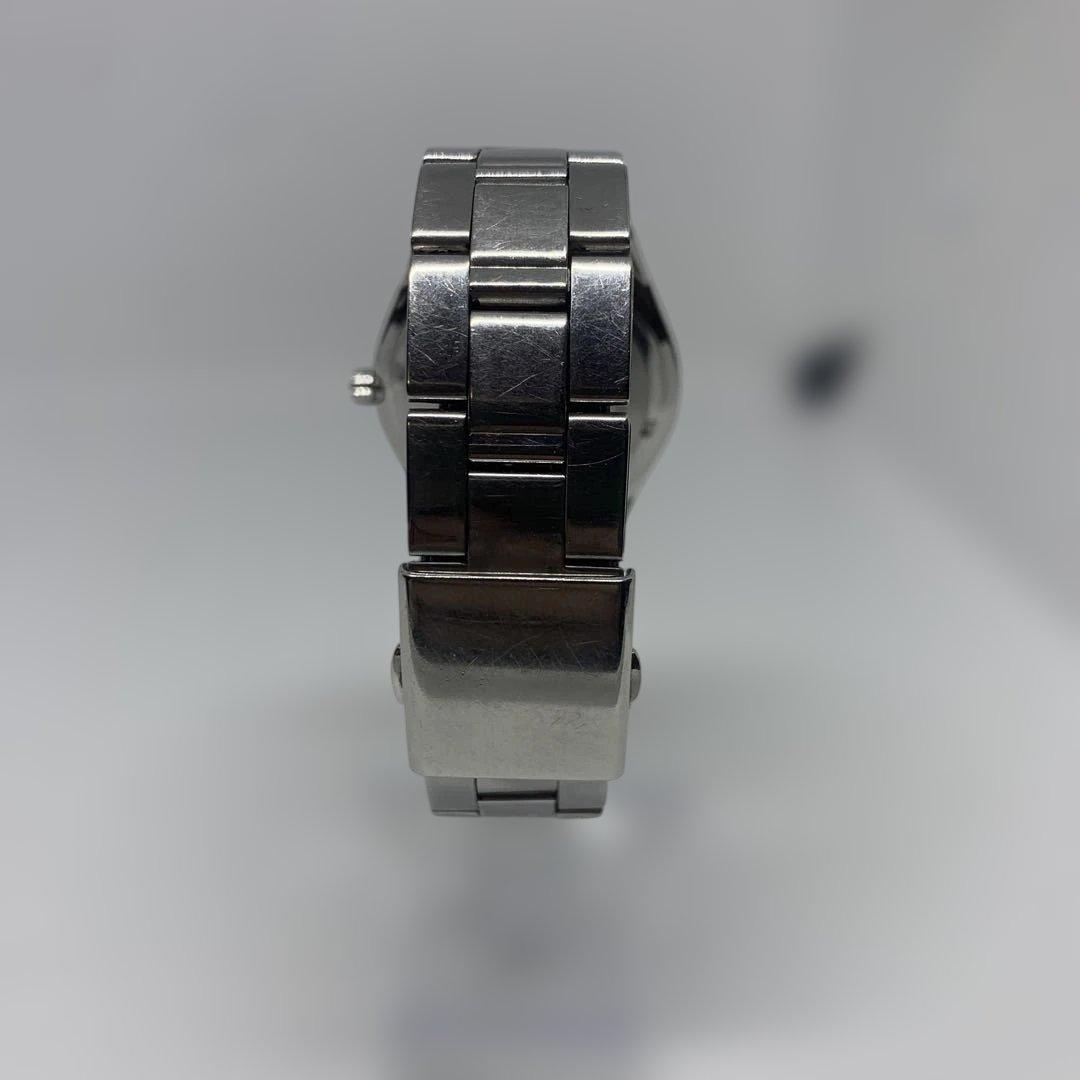 SEIKO 7N43 9080 Men's Quartz Watch Silver Stainless Steel Band White Dial