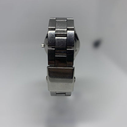 SEIKO 7N43 9080 Men's Quartz Watch Silver Stainless Steel Band White Dial