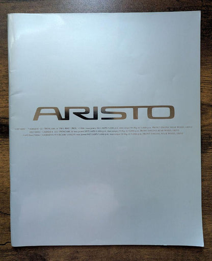 Toyota First Generation Aristo Car Catalog