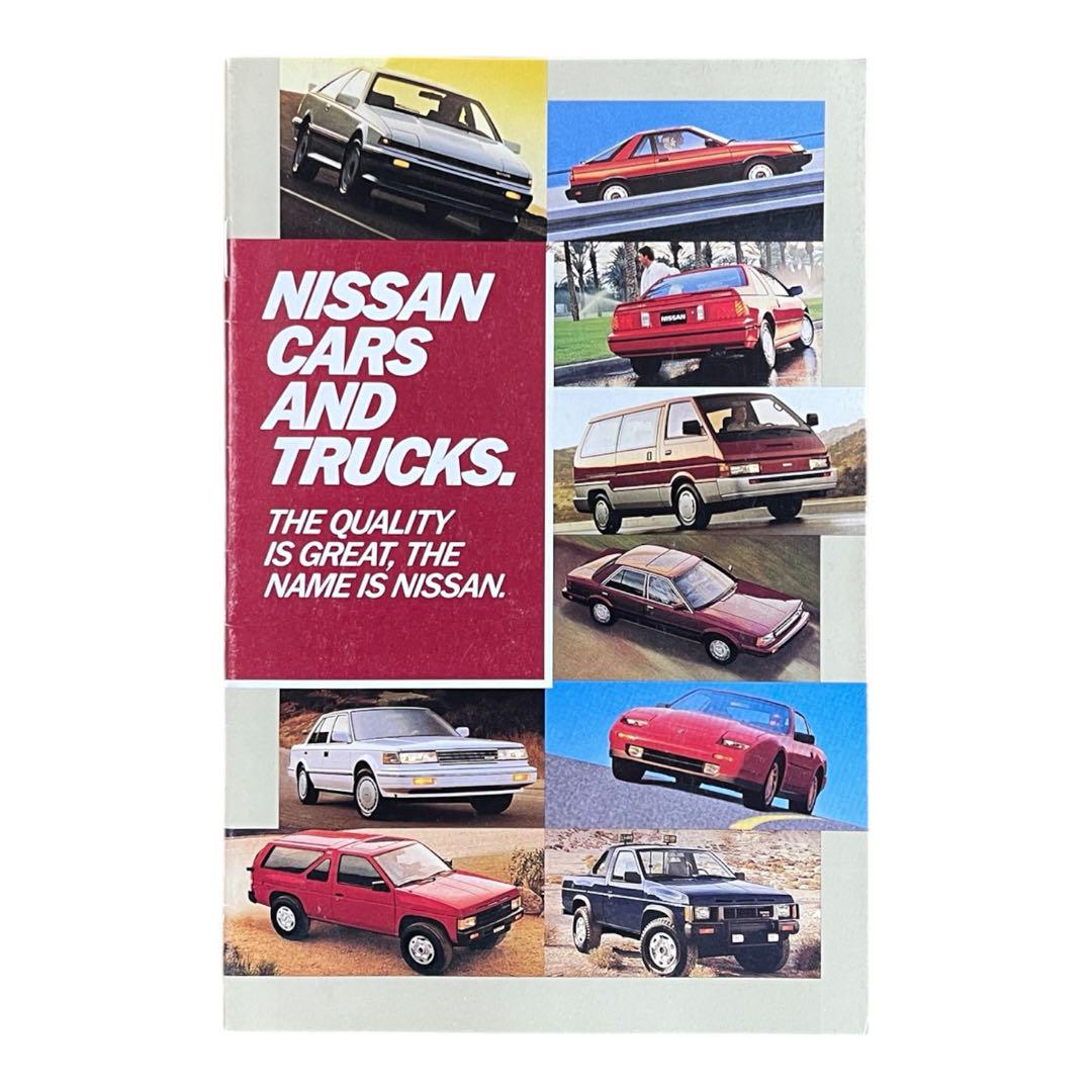 1987 US NISSAN Cars & Trucks Brochure