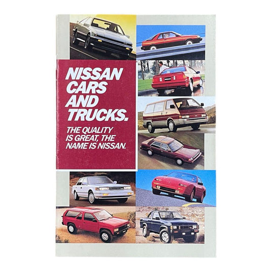 1987 US NISSAN Cars & Trucks Brochure