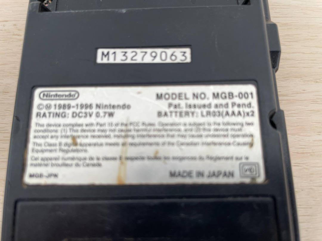 Nintendo GAMEBOY POCKET MGB-001 Comes with Software