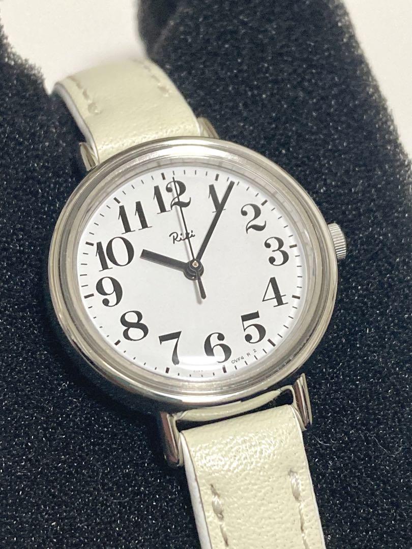 Riki Hand-Wound Analog Watch White