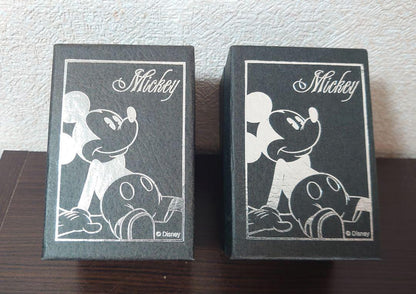 Mickey Watch Silver and Purple Set